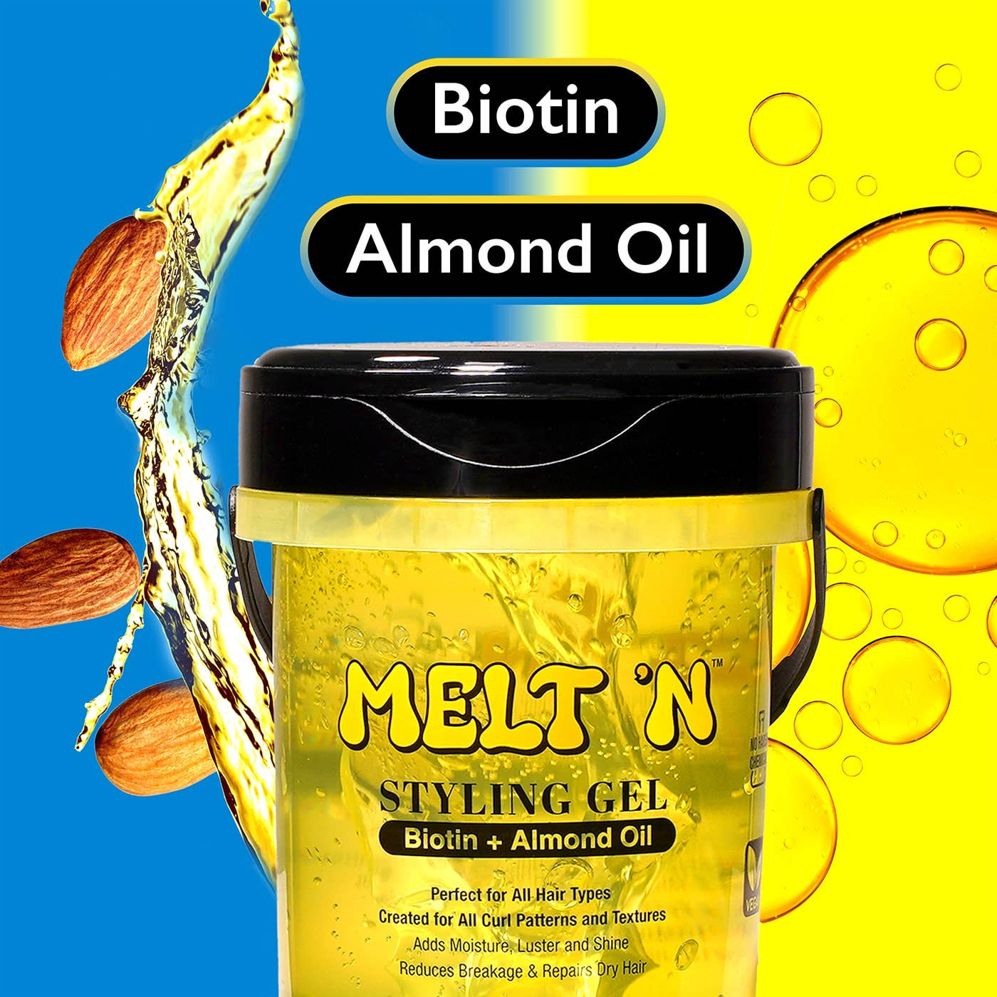 MELT'N Styling Gel - Almond Oil + Biotin