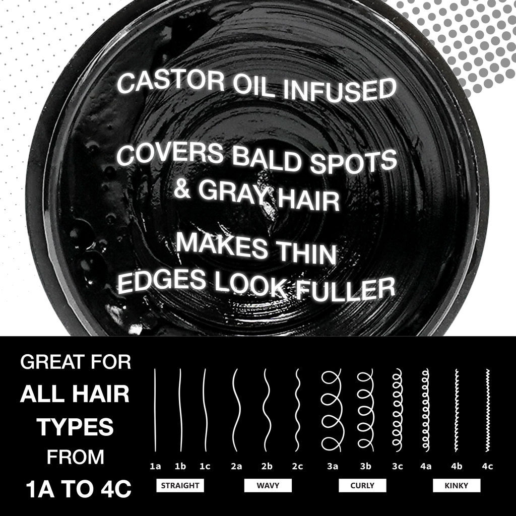 24 Hour Colored Edge Tamer - Natural Black